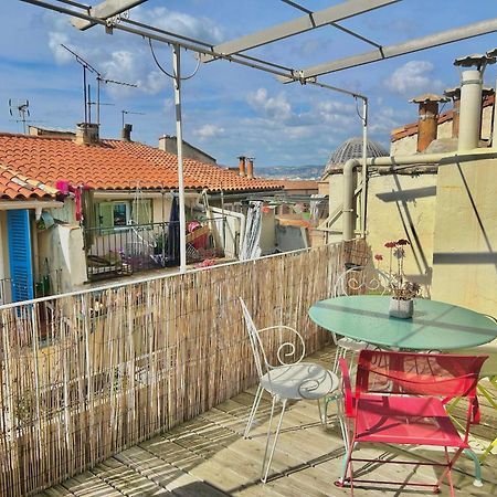 Le Panier - Joli Duplex Centre Ville Historique Avec Grande Terrasse Et Balneo Proche Vieux Port Марсель Экстерьер фото